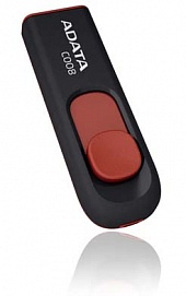 Флеш-память A-Data USB 2.0 16Gb C008 black/red