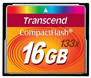 Карта памяти Transcend Compact Flash 16 Gb 133x
