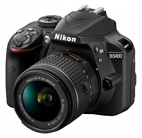 Цифровой фотоаппарат Nikon D3400 Kit 18-55mm AF-P VR
