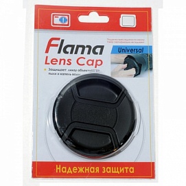 Крышка для объектива FLAMA FL-43mm с веревочкой