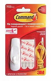 3M Command Крючок для ключей 17001NEW до 1.35кг