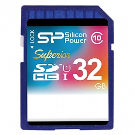 Карта памяти Silicon Power SDHC 32 Gb 10 Class UHS-I U1